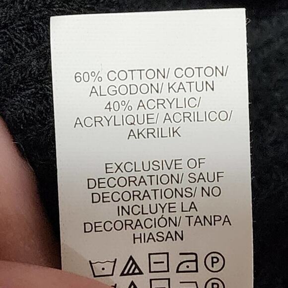 Lucky brand black and white polka dot sweater size‎ medium - Picture 4 of 6